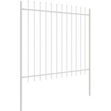  Vrtna Ograda 7 pcs Bijelo 11,9 x 1,5 m Čelik s prahom | shoptok.hr