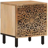 Noćni ormarići 2 kom 40 x 33 x 46 cm od masivnog drva manga Smeđa | shoptok.hr