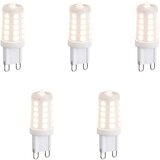 LUEDD Set van 5 G9 dimbare LED lampen opaal 3W 250 lm 3000K Cene