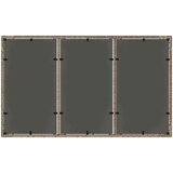  5-dijelni set za objedovanje na otvorenom s jastučićima siva poli ratan | shoptok.hr