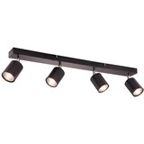 Brilliant led-stropni reflektor taio 4-plamenski črn 69,5 cm Cene