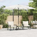  Vrtni suncobran s čeličnom šipkom bijeli 300x200x250 cm | Eponuda.com