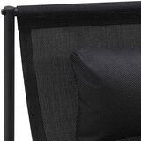  Vrtna ležaljka antracit 87x74x73 cm čelik i tekstilen | shoptok.hr