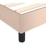Krevet s oprugama i madrac cappuccino 160x200cm od umjetne kože | shoptok.hr