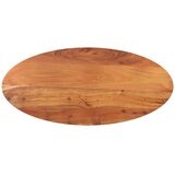Stolna ploča 110x40x2,5 cm ovalna od masivnog drva bagrema | shoptok.hr