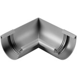 Marley Kutni oluk (Nazivni promjer: 125 mm, Unutarnji kut, Plastika, Sive boje) | shoptok.hr