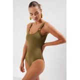 TRENDYOLMILLA Ženski kupaći kostim Tbess25Ma00080, Kaki | Eponuda.com