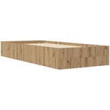  Okvir kreveta s pohranom s policom Hrast artisan 80 x 200 cm | shoptok.hr