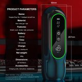 Leopard - punjivi, vibrirajući, masturbator gore-dolje (crni) | shoptok.hr