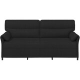 SOFA za 3 osobe Crna 198 x 83 x 95 cm Tkanina | shoptok.hr