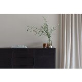 White Label Rjava nizka komoda iz masivnega tika 135x82 cm Webster – | Shoptok.si