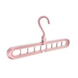 INF 9-lični večfunkcijski zložljivi nedrseči obešalnik, paket 10 Pink, (5000296402) Cene
