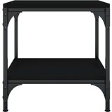  Bočni stolić crni 40 x 40 x 40 cm od konstruiranog drva | shoptok.hr