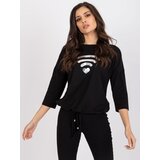 RUE PARIS Blouse-RV-BZ-7547.12P-black | Shoptok.si