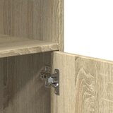 Ormarić s kotačima boja hrasta 55x40x91 cm konstruirano drvo | shoptok.hr