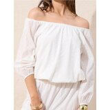 Sinsay Pamučna bluza otvorenih ramena | shoptok.hr