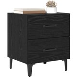Ormarić za krevet s ladicama 2 pcs Crni hrast 40 x 35 x 47.5 cm | shoptok.hr