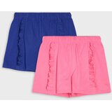 Sinsay Pamučne kratke hlače s ukrasnim volanima 2 pack | shoptok.hr