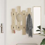  Vješalica za kapute na zidu Zidne Sonoma hrast 60 x 3 x 82 cm | shoptok.hr