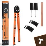 Bigstren 3u1 podesivi kutomjer, libela i šestar 500 mm | Shoptok.si
