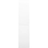  Uredski ormarić s kliznim vratima bijeli 90x40x180 cm čelični | shoptok.hr