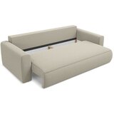 Makamii Bež baršunasti sklopiva/s prostorom za odlaganje sofa 238 cm Kapua – | shoptok.hr
