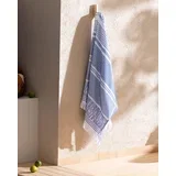 Peškir za plažu Clarette, 70x150cm, Plavo-beli