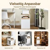 SoBuy tiskalniška miza z omari za tiskalnik bela 80 cm, (5000009254) | Shoptok.si
