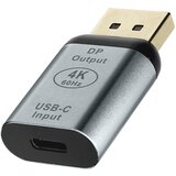 AVIZAR USB-C ženski na DisplayPort moški video adapter - siv, (21261858) | Shoptok.si