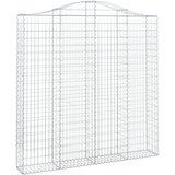  Gabionska košara s lukom 200x30x200/220 cm pocinčano željezo | shoptok.hr