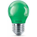 Philips LED sijalica 3.1w(25w) p45 e27 zelena 1pf/6, 929001394258, ( 19858 ) cene