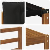  Set vanjskih sofa s jastukom 7 pcs Prirodna i crna | shoptok.hr