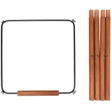 visoke drvene noge za stolicu evolu natural/black