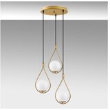 Opviq Luster Mudoni-Mr-938-2, 46x46x136cm, IP20, Bijelo-zlatna boja | Eponuda.ba