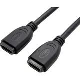 HDMI podaljšek HDMI-A vtičnica\, HDMI-A vtičnica 0.20 m črna 12.99.3123 HDMI kabel, (20417272)