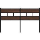  Uzglavlje smeđa boja hrasta 150 cm čelik i konstruirano drvo | shoptok.hr