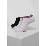 Urban Classics rainbow socks no show 4-Pack black/white Cene
