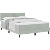  Krevet s opruga kutije Svijetlo siva 140 x 190 cm Baršun | shoptok.hr