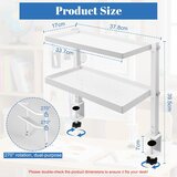 YTACREA 2-nadstropni namizni organizator s sponkami | Shoptok.si