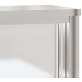  Kuhinjski zidni ormarić s kliznim vratima od nehrđajućeg čelika | shoptok.hr