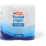 Maxi toalet papir dvoslojni 4/1 Cene