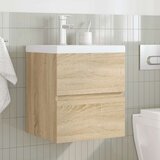  2-dijelni set kupaonskog namještaja boja hrasta sonome drveni | shoptok.hr
