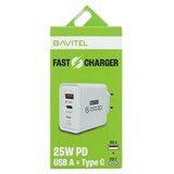 BAVITEL punjač 25W Usb A+ Type C bela | Eponuda.com