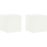  Stalak za biljke 2 pcs Bijela 40 x 40 x 40 cm Čelik | shoptok.hr