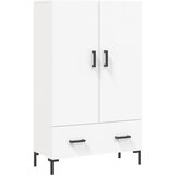 Maison Chic Visoka omara - Komoda - Predalnik bela 69,5x31x115 cm inženirski les, (21722310) Cene