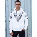 DStreet Bluza męska z kapturem biała | shoptok.hr