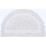 HOMESCAPES kopalniška preproga demi-lune iz bombaža, 50 x 80 cm – bela, (5000165929) | Shoptok.si