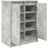 vidaXL Omarica za čevlje betonsko siva 57x34x76 cm inženirski les | Shoptok.si