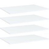 vidaXL Police za knjige 4 kom bijele 60x40x1,5 cm konstruirano drvo | shoptok.hr
