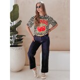 DStreet T-shirt damskie oversize w cętki ZESTSTYLE szary | shoptok.hr